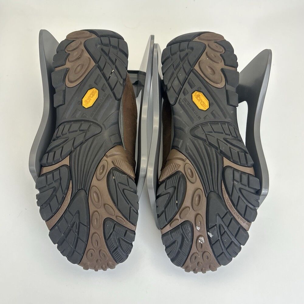 Merrell Moab Adventure Hiking Shoes Mens Sz 11.5 Dark Earth Brown Leather J91827 - Picture 8 of 8
